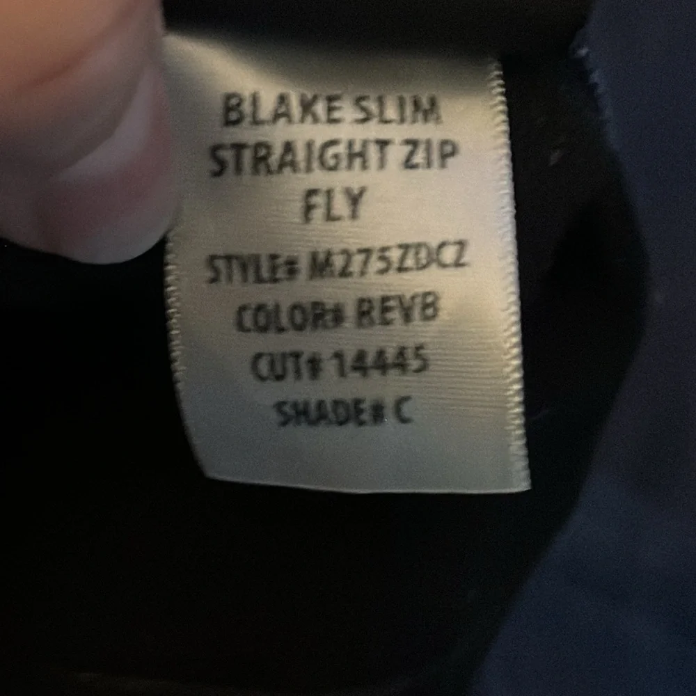 Hudson denim blue jeans men’s pants distressed Blake style Slim Straight Leg 33​ - Picture 12 of 12